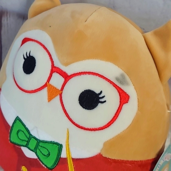 🆕️NWT Squishmallows 8 Inch JAYDELLE the Owl Teacher Back to School 2023 - Picture 5 of 16